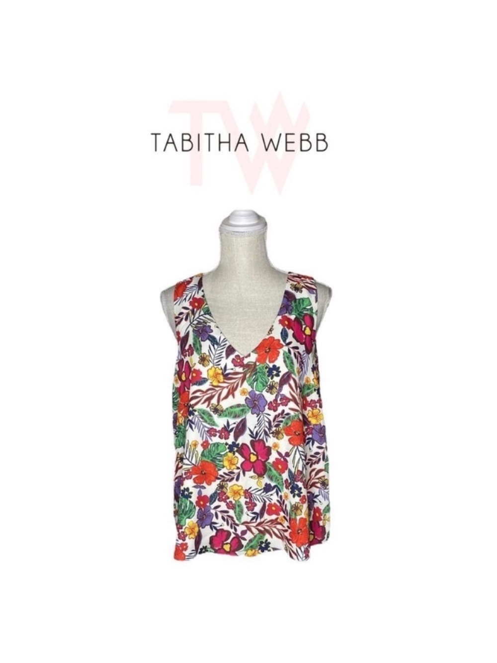 Tabitha Webb Botanical Floral
Sleeveless Top small